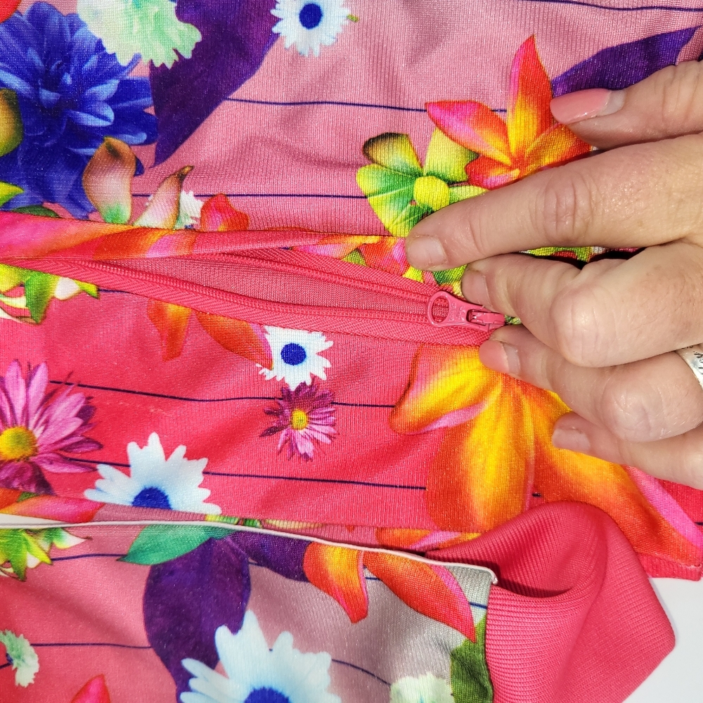 Adidas Floral Athletic Jacket - Picture 3 of 7